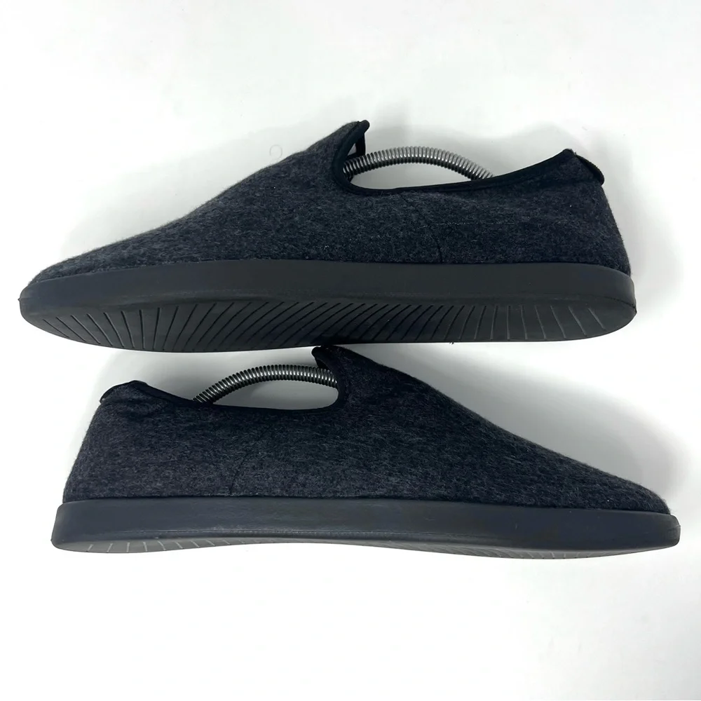 Allbirds Men’s Merino Wool Loungers Sz 12 Slip On Shoe Charcoal Grey Sneaker GUC
